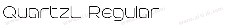QuartzL Regular字体转换